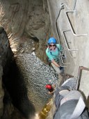 risalendo la seconda cascata